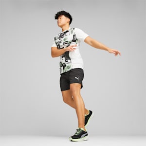 Souliers de course à pied Deviate NITRO 2 Run 75 Homme, PUMA Black-Fast Yellow-Light Mint